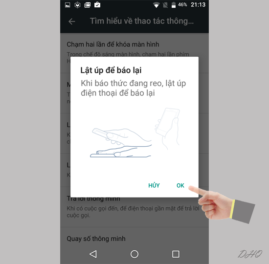 Lập úp để báo lại